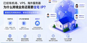 已经有了能访问国际网络的ip，为什么仍需要NexIP这样的住宅ip才能做好业务，不被封号